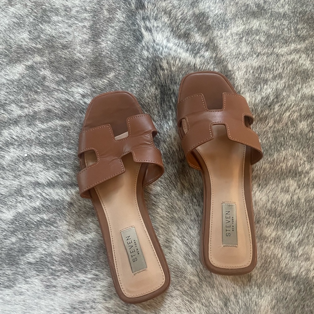 Steve Madden Brown Slide Sandals for Women
